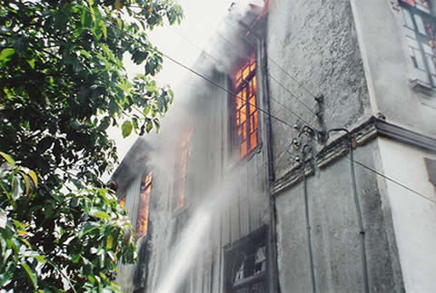 Incêndio no Café Gaúcho